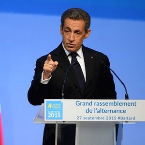 Nicolas Sarkozy en meeting en septembre