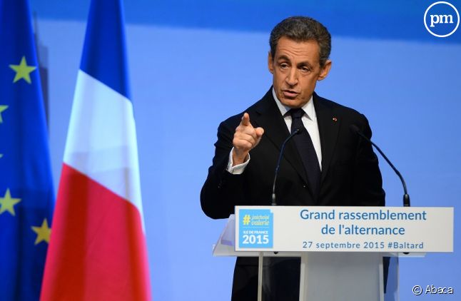 Nicolas Sarkozy en meeting en septembre