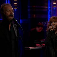 Mylène Farmer et Sting chantent "Stolen Car" dans le "Tonight Show" de Jimmy Fallon