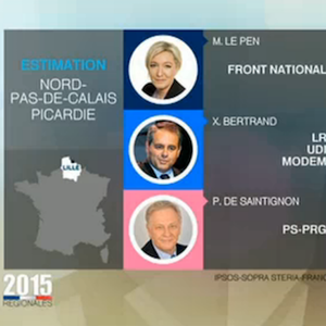 Les résultats dans le Nord selon France 3