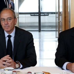 Stéphane Richard et Martin Bouygues au ministère de l'Economie en 2012