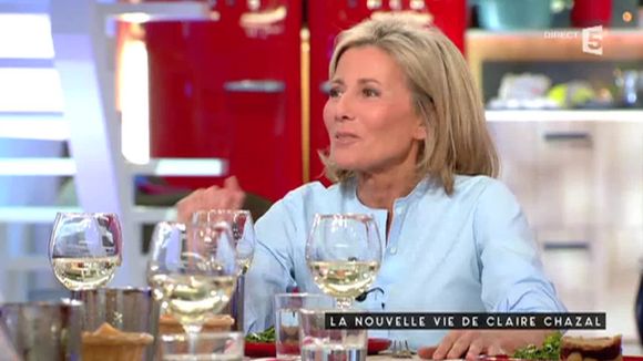 Claire Chazal, sur France 5.