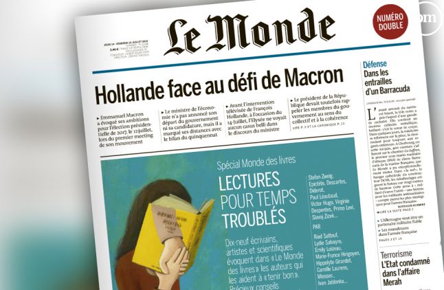 <p>"Le Monde", numéro un des supports nationaux.</p>