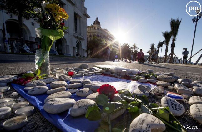 La Promenade des Anglais quelques jours après l'attentat de Nice