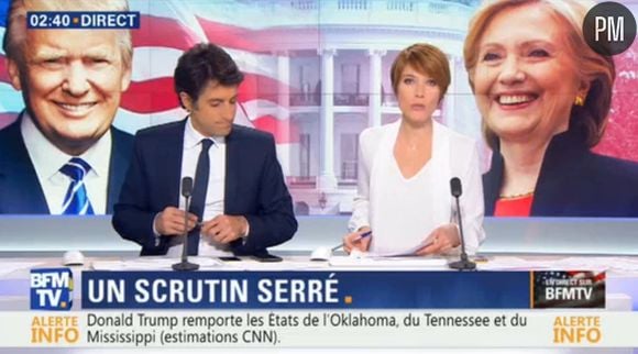 Thomas Misrachi et Lucie Nuttin cette nuit sur BFMTV