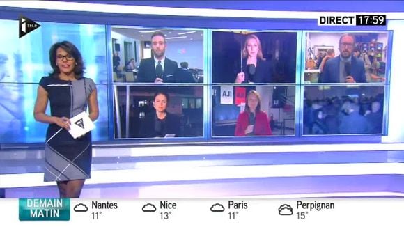 iTELE : Audrey Pulvar a rouvert l'antenne à 18h