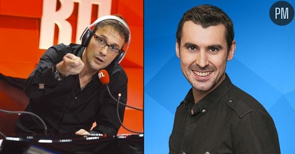 Julien Courbet (RTL), Thomas Joubert (Europe 1).