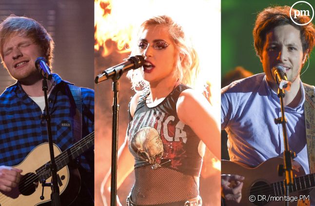 Ed Sheeran, Lady Gaga et Vianney