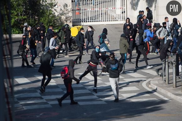 Manifestation de lycéens à Marseille (image d'illustration)