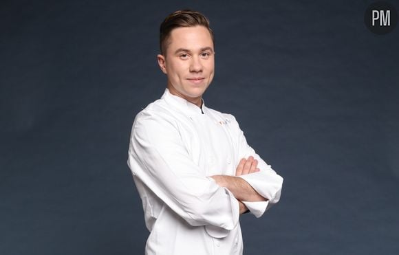 Baptiste Renouard, 27 ans, chef de son restaurant "Ochre" à Rueil-Malmaison