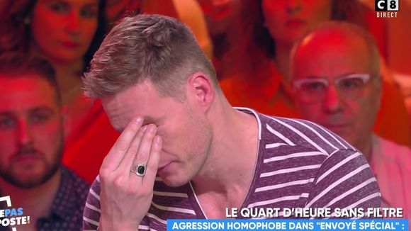 "Touche pas à mon poste" : Victime d'homophobie, Matthieu Delormeau, en larmes, révèle vivre "avec une arme"