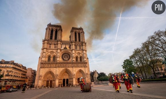 La cathédrale Notre-Dame de Paris le lundi 15 avril 2019