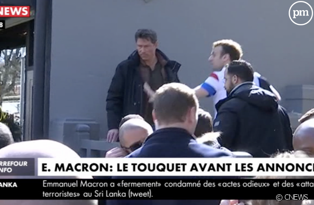 La chaîne info a diffusé par erreur des images d'Emmanuel Macron au Touquet datées de 2018