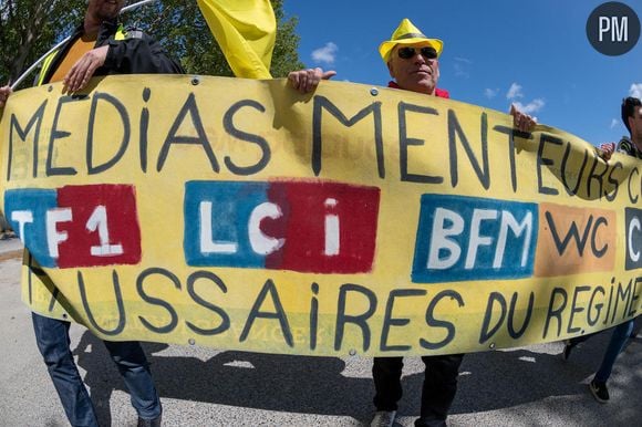 Des manifestants Gilets jaunes en avril 2019