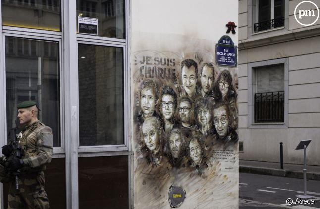 Les anciens locaux de "Charlie Hebdo"