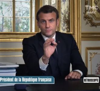 Emmanuel Macron intervient dans 'Rétroscopie' sur TMC.