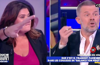 Eric Naulleau et Raquel Garrido dans "TPMP Week-end" sur C8