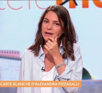 Alexandra Pizzagali dans 'Télématin' sur France 2.