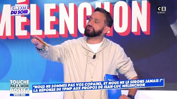 Après les propos de Jean-Luc Mélenchon, Cyril Hanouna ne veut plus inviter la France insoumise dans "TPMP"