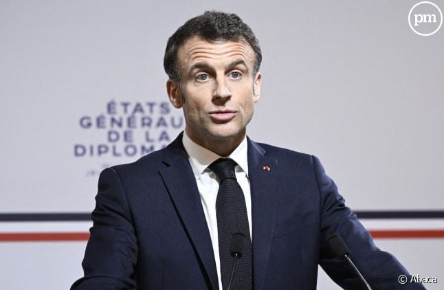 Emmanuel Macron le lundi 16 mars 2023