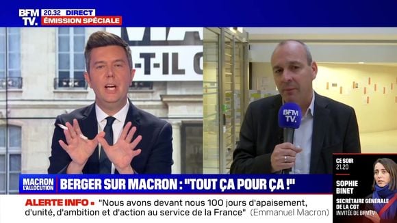 "Je ne vous autorise pas..." : Echanges tendus entre Laurent Berger et Maxime Switek sur BFMTV