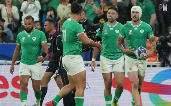 L'équipe de rugby d'Irlande.