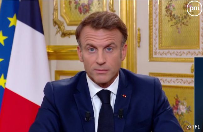 Emmanuel Macron le 12 octobre 2023.