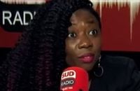 Danièle Obono face à Jean-Jacques Bourdin ce mardi 17 octobre 2023.