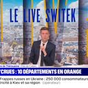 "Oh, on a un problème" : Maxime Switek perturbé à plusieurs reprises pour son premier "Live" sur BFMTV