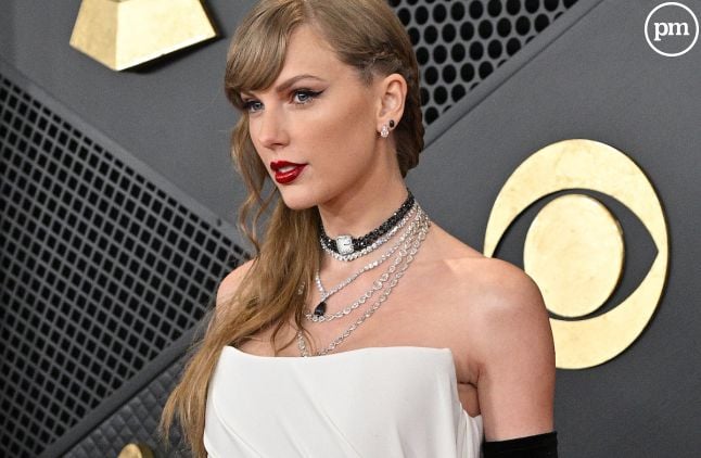 Taylor Swift lors des Grammy Awards à Los Angeles le 4 février 2024