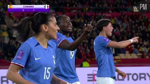 L'equipe de France féminine de football battue par l'Espagne lors de la finale de la Ligue des Nations le jeudi 28 février 2024.