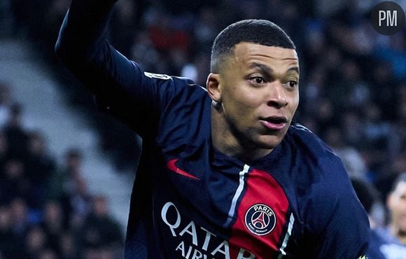 Kylian Mbappé, double buteur hier en Ligue des champions.