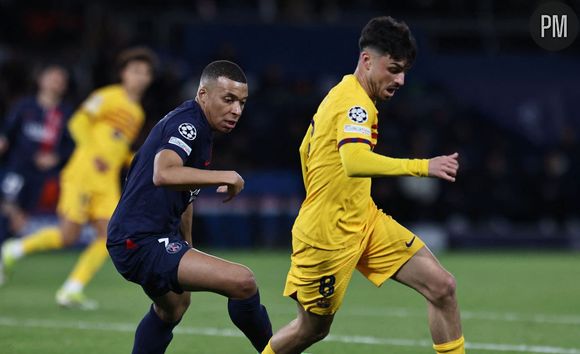 Kylian Mbappé au Parc des princes ce 10 avril 2024.