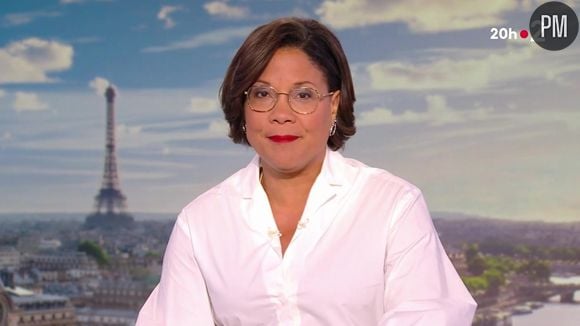 Karine Baste aux commandes du "20 Heures" de France 2.