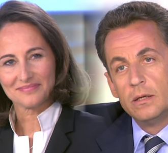 Ségolène Royal et Nicolas Sarkozy lors du débat du 2 mai...