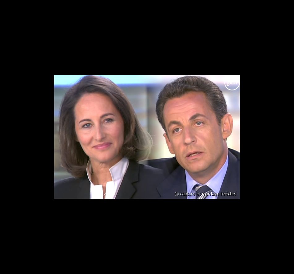 Ségolène Royal et Nicolas Sarkozy lors du débat du 2 mai 2007