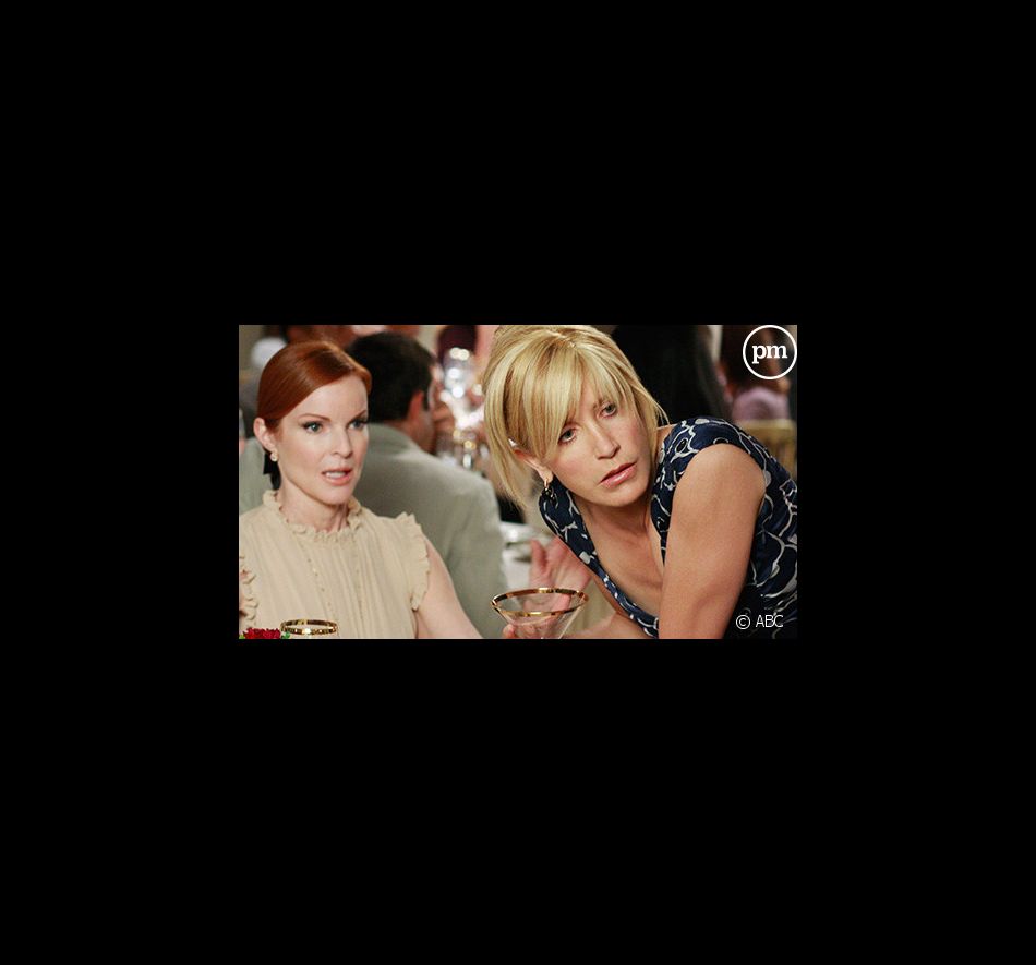 Marcia Cross et Felicity Huffman dans "Desperate Housewives"