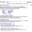 Une requête "Ozap" dans Google le 20 mars 2010.