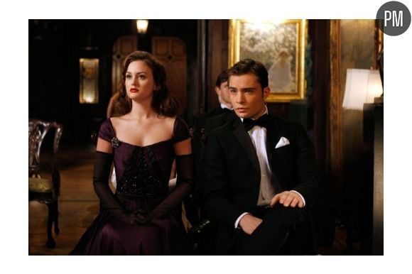 Leighton Meester et Ed Westwick dans "Gossip Girl"