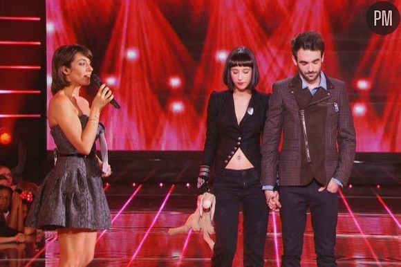 Virginie Guilhaume face à Lussi et François dans "Nouvelle Star" 2010