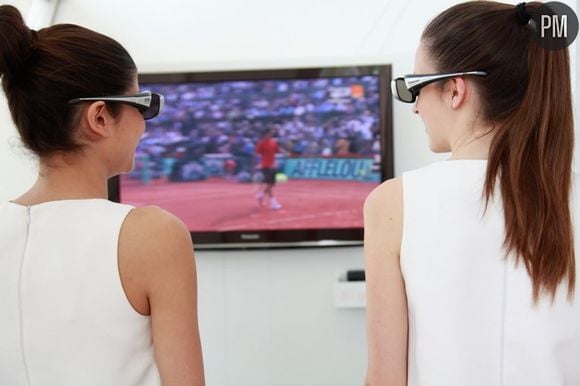 La télé 3D d'Orange à Roland Garros