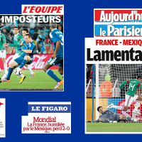 La presse se déchaine contre L'Equipe de France après la défaite contre le Mexique