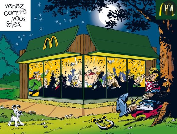 La campagne publicitaire de McDonald's en 2010.