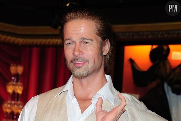 La statue de cire de Brad Pitt au musée Grévin de Paris