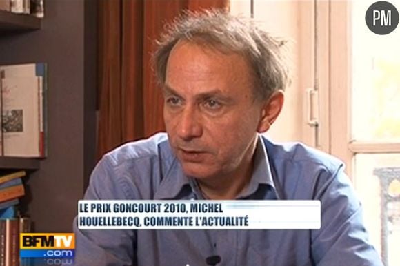 Michel Houellebecq invité de Ruth Elkrief sur BFM TV