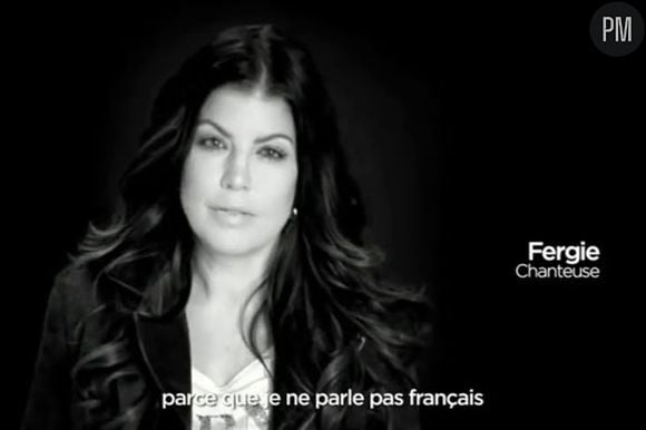 Fergie dans le spot publicitaire de France.fr