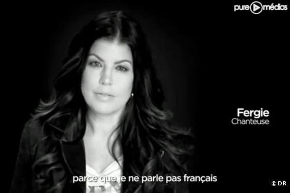 Fergie dans le spot publicitaire de France.fr