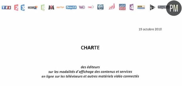 Charte chaines de télévision