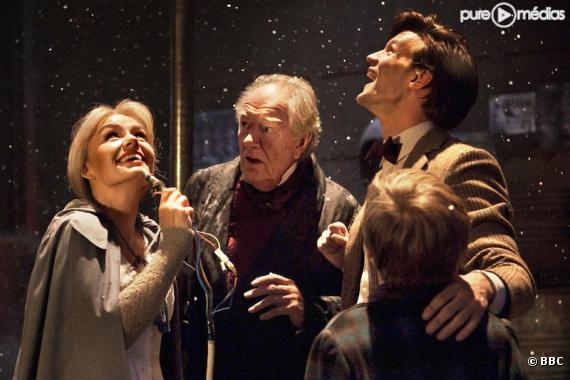 Katherine Jenkins, Michael Gambon et Matt Smith dans "Doctor Who"
