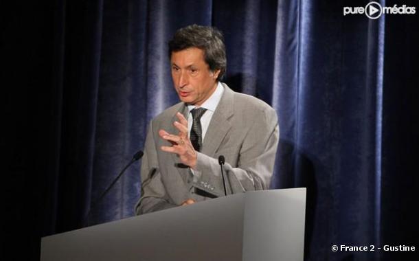 Patrick de Carolis, lors de la conférence de rentrée de France Télévisions en 2008